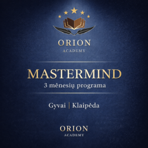 Mastermind 3 mėn. programa