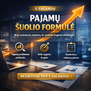 🚀 5 VALANDŲ DIRBTUVĖS PAJAMŲ ŠUOLIO FORMULĖ , GYVAI KLAIPĖDOJE