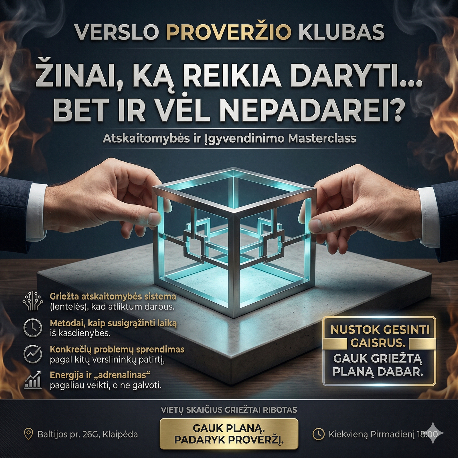 Verslo proveržio klubas | Pirmadieniais 18:00 | Balandžio 13d.