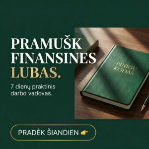 PINIGŲ KODAS: 7 dienos, kurios pakeis Tavo santykį su pinigais